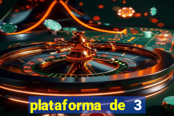 plataforma de 3 reais jogo